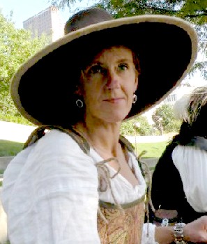 Connie Thatcher in the Patrick Hand Hat